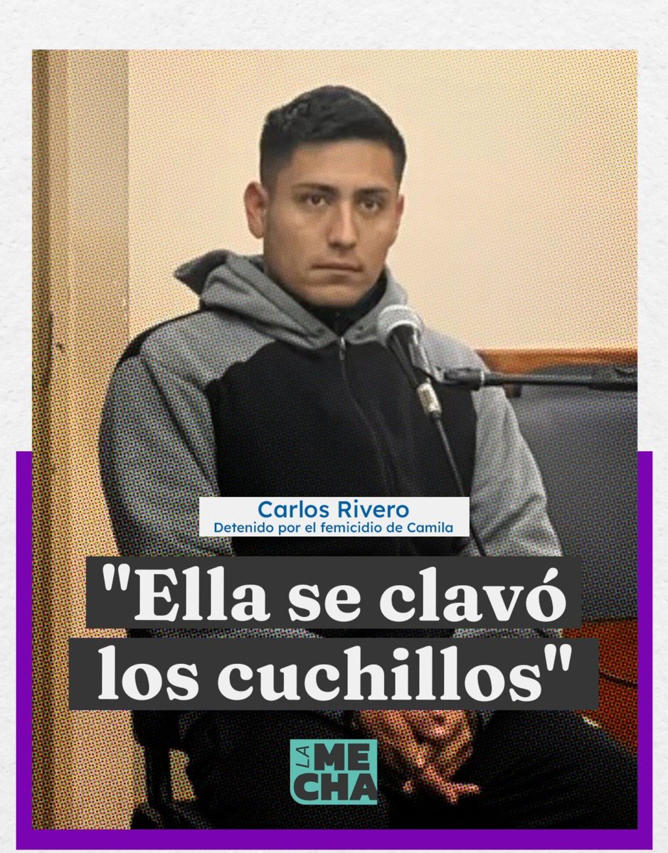 Eluney_melisa's tweet photo. CARLOS RIVEROS FEMICIDA 
JUSTICIA POR CAMILA 
#NiUnaMenos 
@telefe @todonoticias @mauroszeta @Rosariotres @Rosariociudadok https://t.co/4sHCSbCi8M