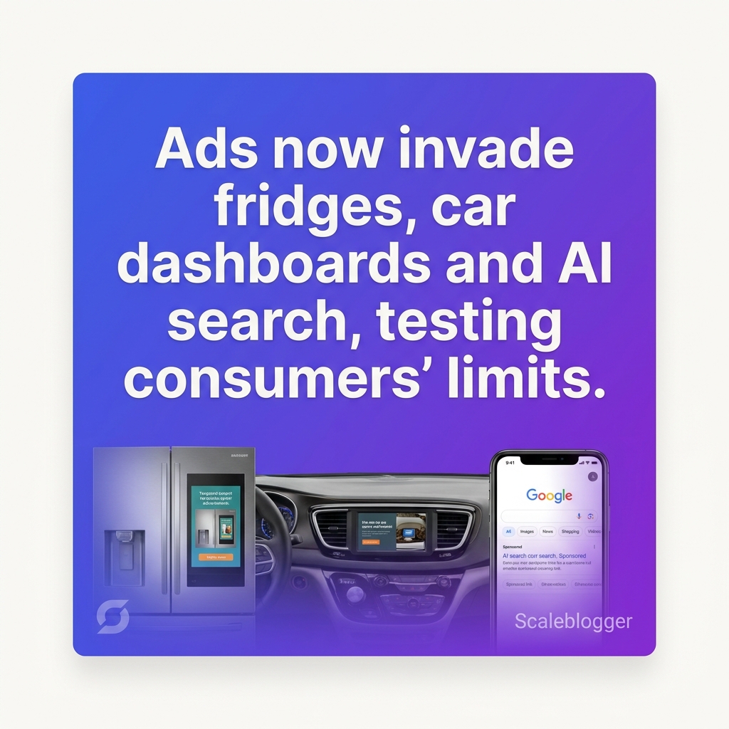 scaleblogger's tweet photo. As ads permeate unexpected spaces, what’s the value exchange? It's time to evaluate consumer tolerance. #AdEconomics #ConsumerBehavior

https://t.co/MnNk3MQPHP https://t.co/fWhnmFnKrv