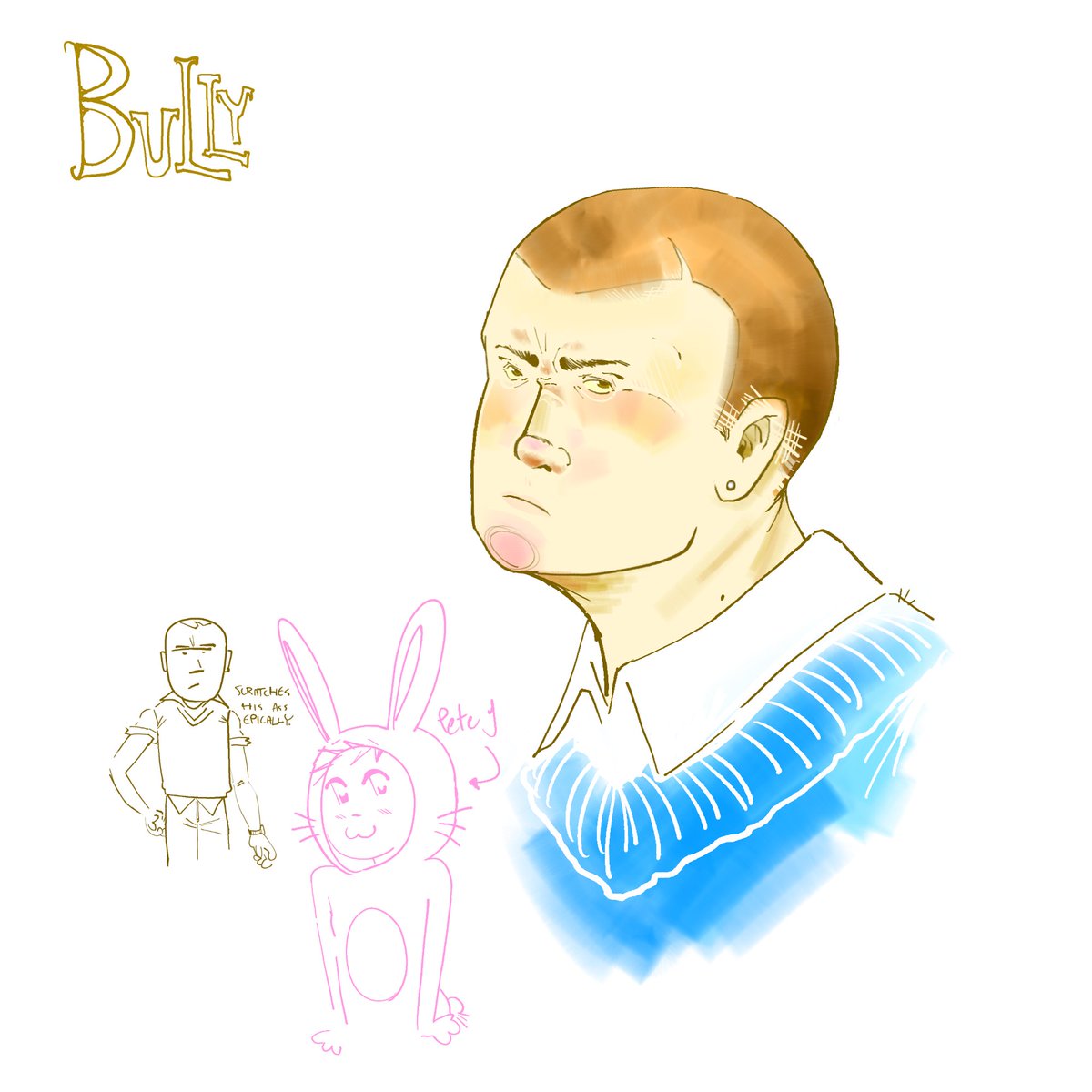 Cowtoys1995's tweet photo. Jimmy poopkins #bully #bullygame #BullyScholarshipEdition  #bullworthless #bullytwt https://t.co/2s5UF4QXA9