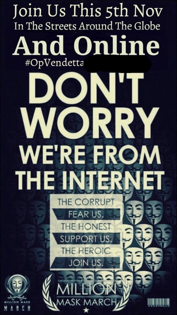 Anarchy420Anon's tweet photo. #OpVendetta https://t.co/k5a5m7i8TZ