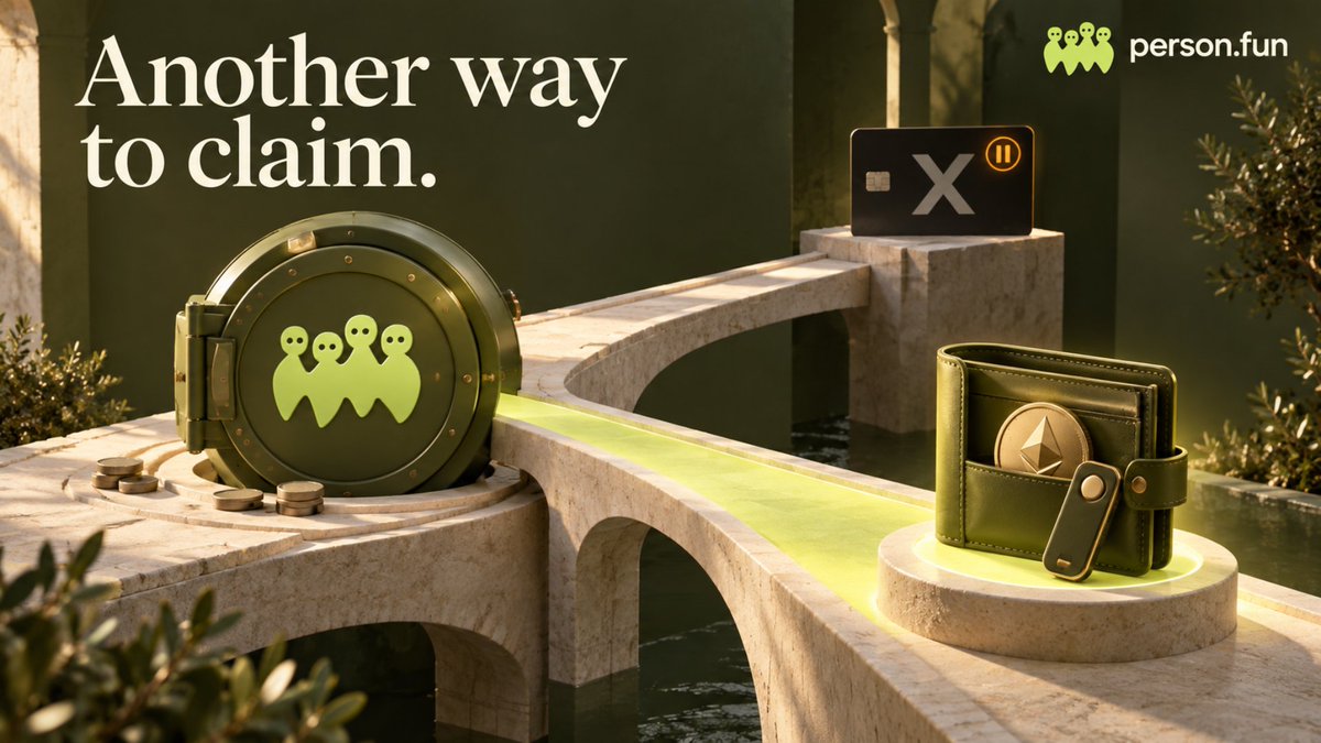 persondotfun's tweet photo. What happens when a person cannot receive an X Money payment?

$PAID documentation gives an ineligible recipient’s held balance a seven-day window. After that, it passes to the protocol treasury.

https://t.co/4CJ8Y6RVQG gives the person another way to receive their fees: a direct onchain wallet claim.

Once the person has verified their identity and bound a wallet, their fees are excluded from the unbound-person sweep. They can accumulate until the person chooses to claim, without needing an eligible X Money account.

There is a separate rule for people who never bind: after a 90-day cycle, their coin’s unclaimed person fees become eligible for a buyback and burn of that coin.

That distinction matters. Being unable to use a particular payment service should not prevent a verified person from accessing their earnings through the wallet route.

We’re developing automated fiat delivery alongside that existing choice.