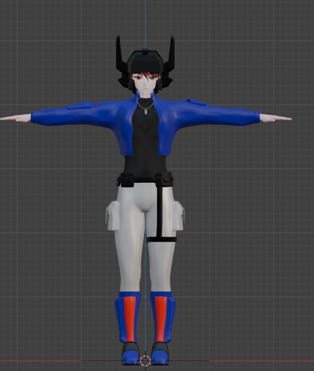 SilverChargeVT's tweet photo. attempted to make a vrchat model today- this was interesting https://t.co/CYlrK0fCSx