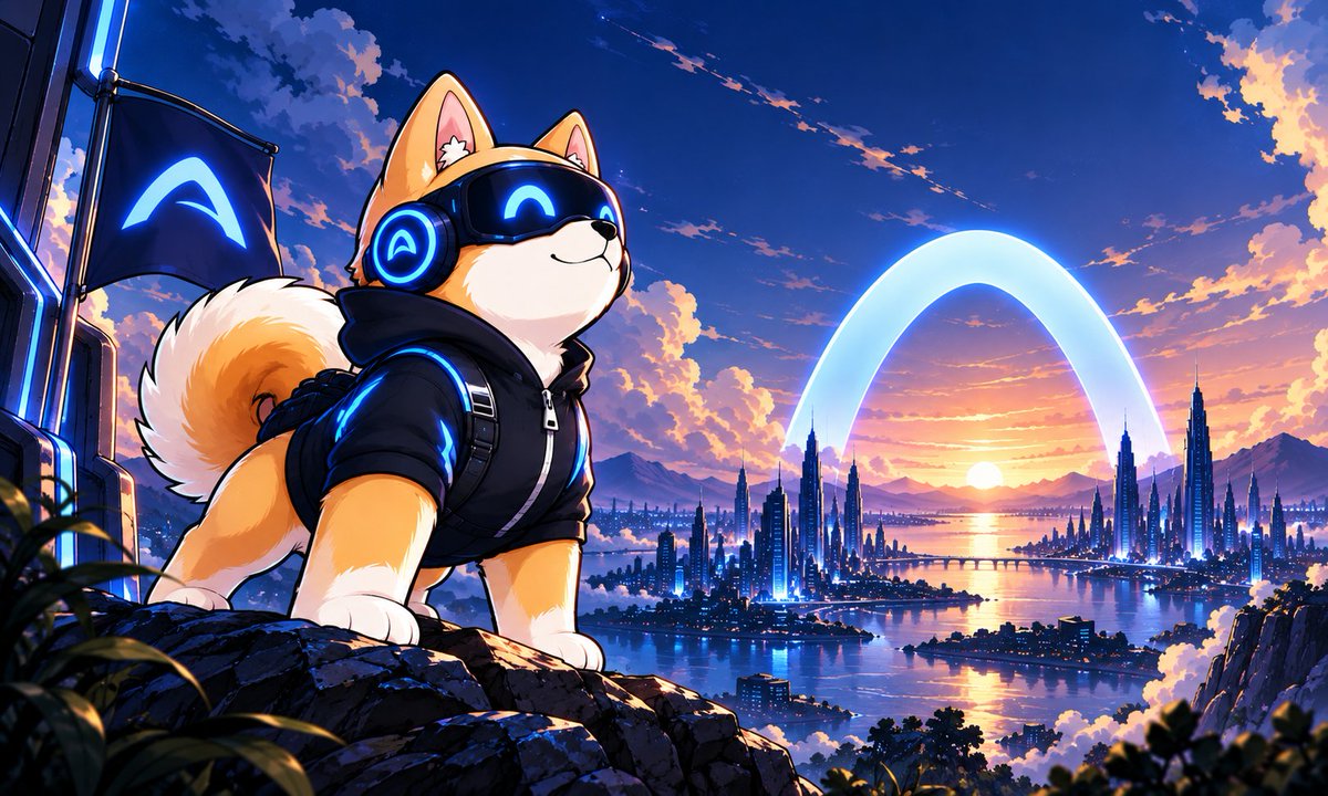 arcdoggie's tweet photo. 🐕⚡ INTRODUCING ARC DOGGIE

The cyber dog has arrived on Arc. 💙

Born for the internet.
Built for the Arc community.
Made for memes, culture, and whatever comes next. 🌐

No complicated story. Just one Doggie entering the Arc.

🚀 Launching soon on Arc.

ARC DOGGIE — The Cyber Dog of Arc. 🐾