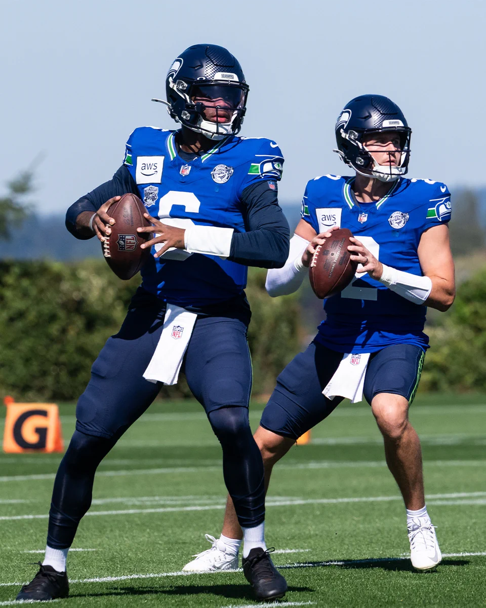 Jalen Milroe and Drew Lock
