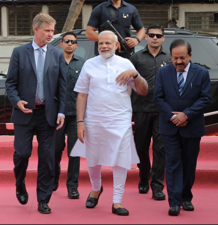 ErikSolheim's tweet photo. Prime Minister Narendra Modi turns 76 today - what has he achieved? 

A jubilee is an occasion to reflect on achievements. I have pondered over it.  Five major changes in India stands out from his tenure at the top, in my view:

* Direction. He has given Bharat a new purpose through his leadership, his life story and his total devotion to Bharat. The entire nation aspire to Viksit Bharat, a developed India by 2047.

* Infrastructure. India had high economic growth also during Manmohan Singh. But in Modi ´s time we have sen a massive improvement in roads, rail, airports and ports. 25 Indian cities are now constructing metros. Incia is simply much better connected.

* Environment. Before Modi India was far behind Europe on the environment. Now India is the second largest solar market in the world and the third largest renewable economy. Very few Indians any longer argue that India cannot afford to protect the environment. Modi has won the debate - going green is not a pain, but an opportunity. Green is gold!

* Global leadership. India played a key role as a mother of the nonaligned movement during Prime Minister Nehru ´s reign. But Modi has taken Indian global roles to a new level. India has simply become more visible and more important to the rest of the world.  During his G20 and BRICS leadership he showed how the Global South can be non-western, but not anti-western.

* Pride. Modi has created a new pride in Bharat. For too long parts of the Indian elite was very westernized. They preferred afternoon tea to dosas and chapatis. School curriculums focused on European philosophy and history, not on the proud history of India. Rooting Indian modernity in the old wisdom of the Hindu dharma, makes India prouder and stronger.

No leader of any nation incarnates his nation the way Modi incarnates India - wearing Indian traditional clothes, speaking hindi, radiating pride in Bharat,  showcasing India as a  civilizational state.
