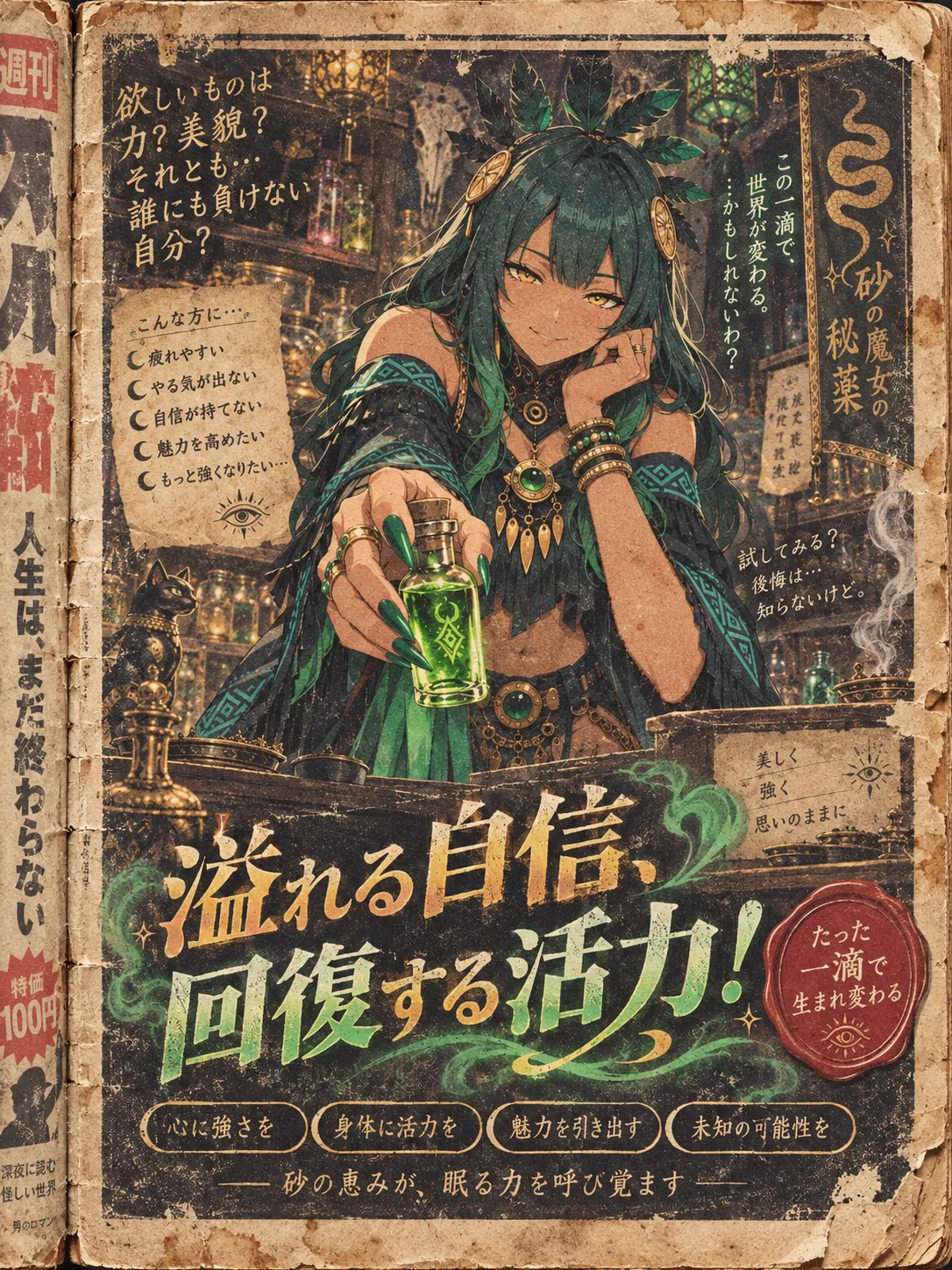 他の方発送×肉質画　油絵　fantasy HSYMuybbIAAarWQ?format=webp&