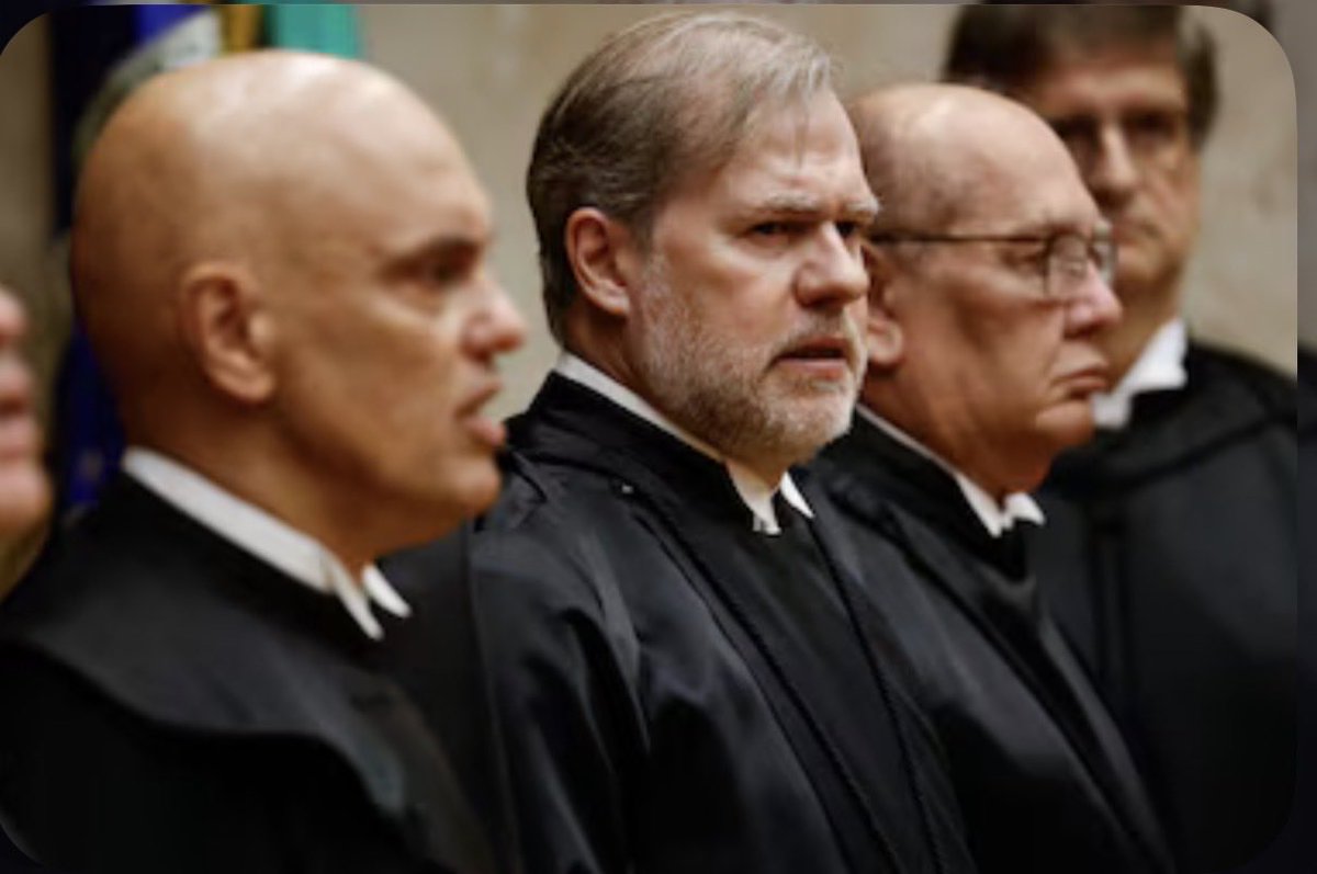 Haaaysb's tweet photo. 🚨 SEGUNDO A CNN, SEMANA QUE VEM CHEGAM SANÇÕES PARA MINISTROS DO STF.

A pressão dos Estados Unidos sobre ministros do Supremo deve aumentar ainda mais nos próximos dias. https://t.co/7gQCvVftxY