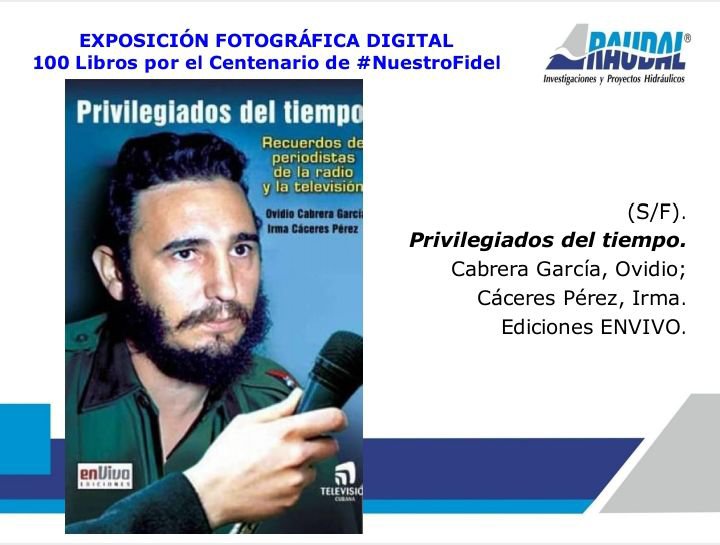 EIPHHUebgpesp3's tweet photo. Geología e Historia compartiendo el mismo itinerario. Leer es Crecer: 100 Libros por el Centenario de #NuestroFidel, en RAUDAL.
#HolguínSí
#CubaViveEnSuHistoria 
#FidelPresenteSiempre https://t.co/GenBw48Pi2