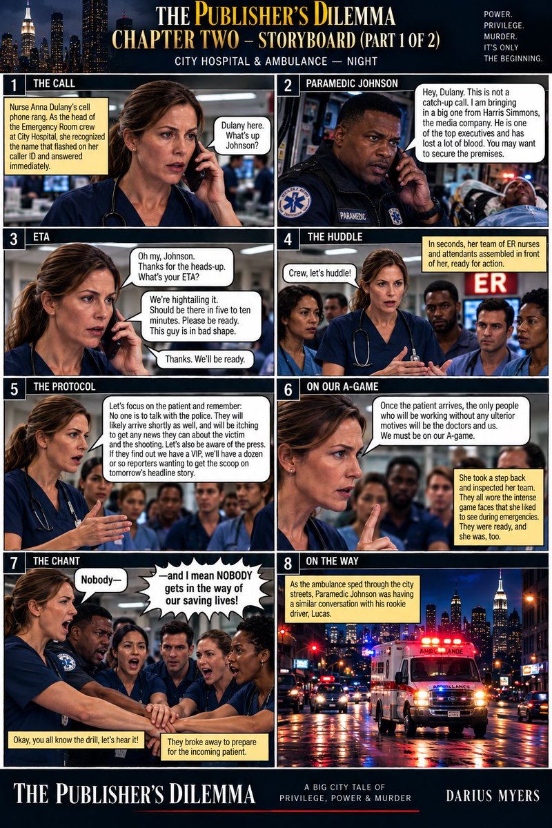 ThePublishersD1's tweet photo. After gunshots ring out in the early evening at Harris Simmons, Kwame Mills is summoned to the 39th floor by a wounded Donald Alexander. This storyboard tells you what happened next. Follow for more of the details of the event that changed the world’s most powerful media company https://t.co/zTTAP1xTOK