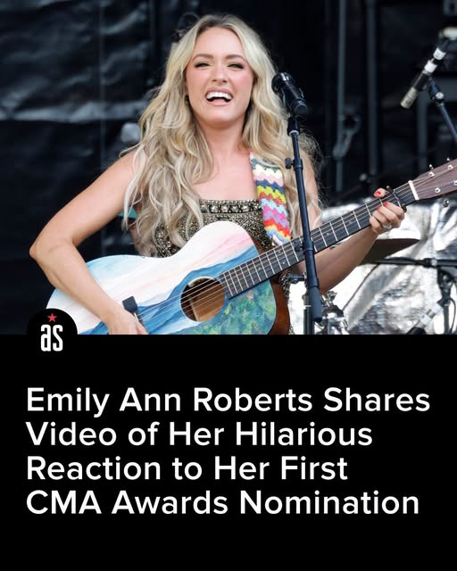 Bettyioopl's tweet photo. Emily Ann Roberts could hardly believe it. In a video posted to Instagram, the country singer watched from her tour bus as the nominations for the 60th Annual CMA Awards were announced https://t.co/afUUwIEI2s