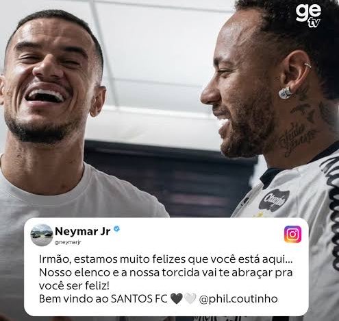 _ViniRocha__'s tweet photo. zoeiras a parte 

Eu achei muito maneiro o Santos não ter absolutamente mais nada pra disputar até o fim do ano

agora podem focar 100% no cuidado e carinho ao Coutinho!!

3 meses de reabilitação pro nosso mágico 🥹 https://t.co/EB9JkIUgPW