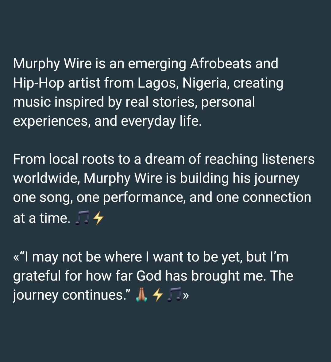 itsmurphywire tweet picture