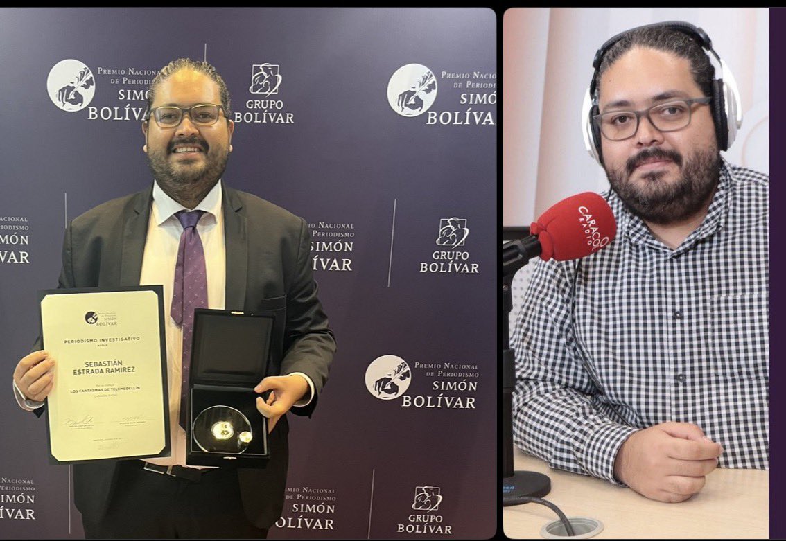 GoezFranco26739's tweet photo. @QuinteroCalle @Ingewilsonperez @CaracolRadio @SebasEstradaR .@QuinteroCalle ….el Locutor @SebasEstradaR dizque premio nacional de periodismo,hágame el hpta favor y suplanta ante juez de garantías a Daniel Quintero.
Que respuesta da el pasquín @CaracolRadio del BEODO NARCISO @jsanchezcristo . https://t.co/1RzO7xNcic