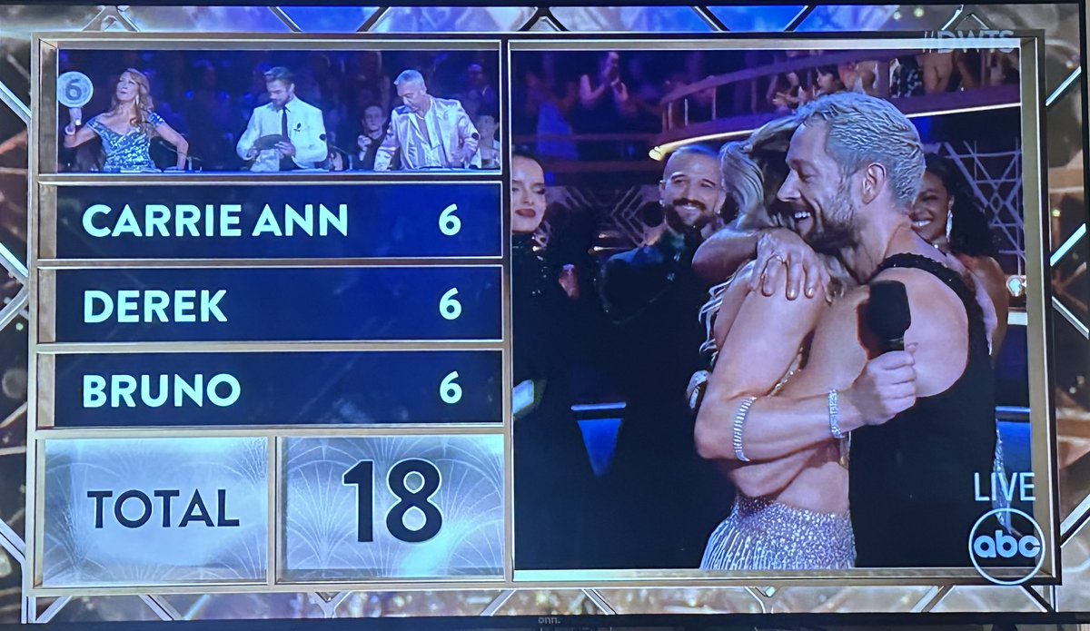 scoobydoesnt's tweet photo. are you KIDDING me?? Amber Glenn deserved the first night 10 which is straight 7's..... bullshit #DWTS🪩 https://t.co/PIfBmn9PVd