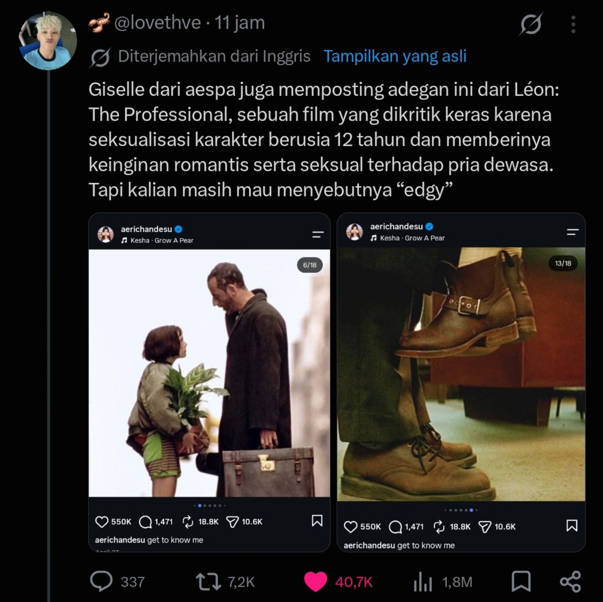 bestminimie's tweet photo. aneh si menurut gue
Dia mosting seorang pembunuh, pedofil, abuser, pemerkosa,mosting senjata diakun ig terbuka ga lazim anjir https://t.co/UmJbv5nWlw