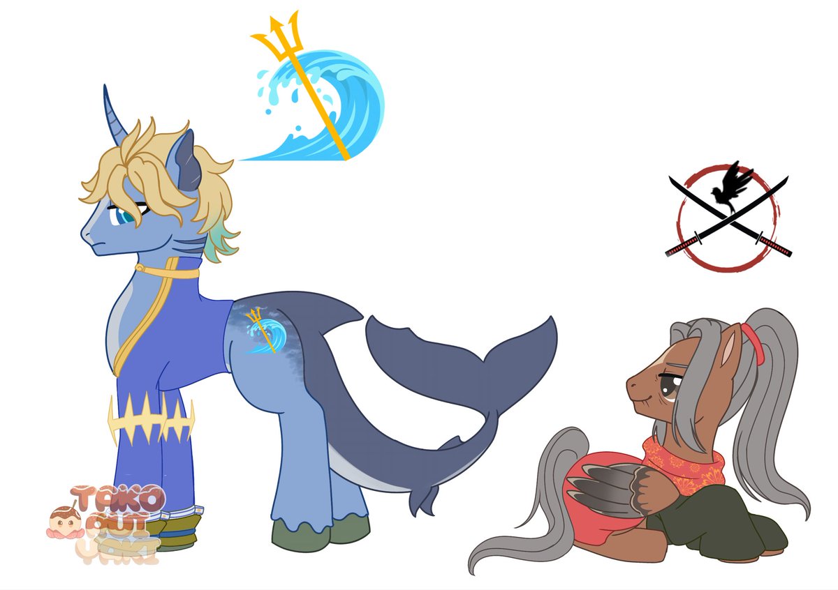 RuiTakoyaki's tweet photo. ROR X MLP🐎🐴
This took me an embarrassing amount of time since I’m not used to the Art Style 😭😭😭Just a random Nonsense after rewatching MLP.

Extra art with the Fan children too

#終末のワルキューレ #RecordofRagnarok #MLP #HadesQin #Beelniko #Poseikoji https://t.co/bRHorokZFC