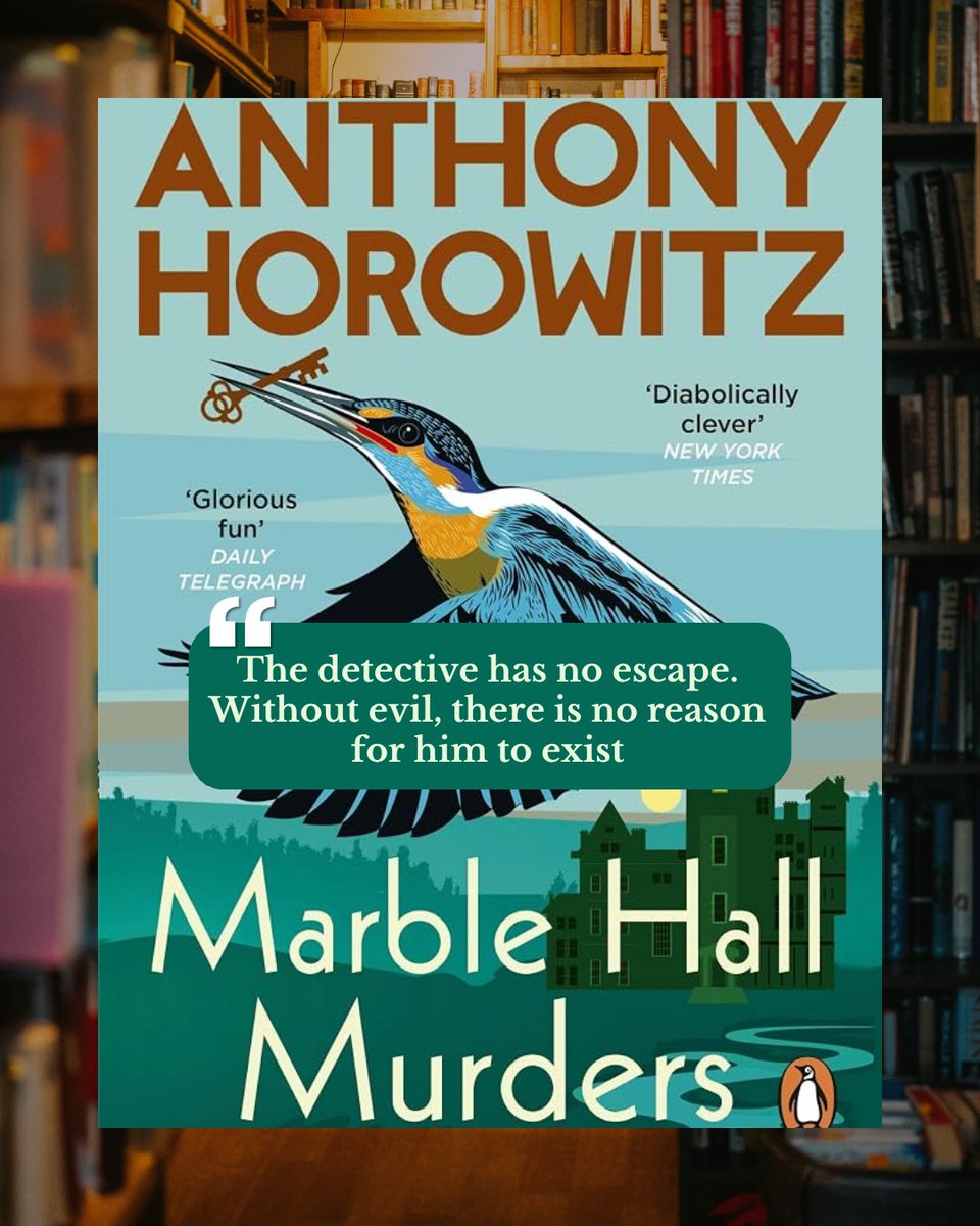 infinitybook's tweet photo. Some books understand the strange contradiction at the heart of the detective story. The detective exists to restore order, yet depends upon disorder to have a purpose. 

📖 From the shelves at Infinity Books Japan — Marble Hall Murders by Anthony Horowitz https://t.co/EC7fgGruvS