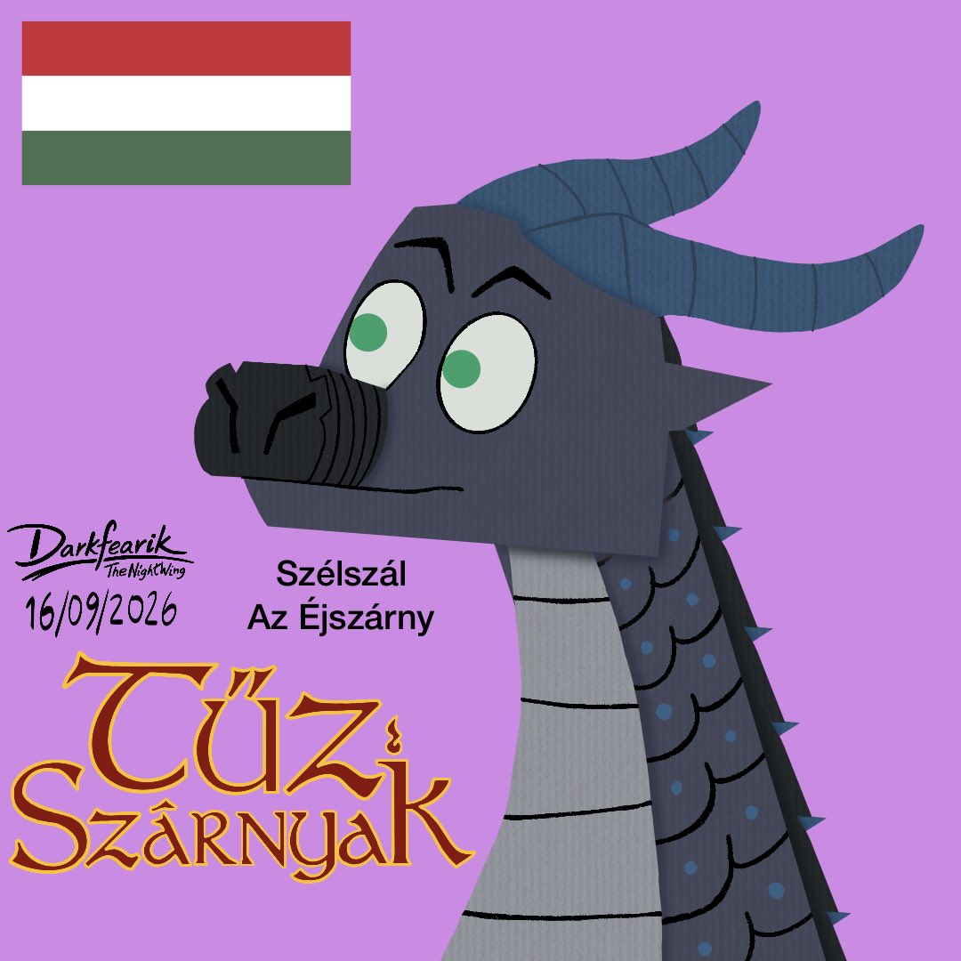 Darkfearik_NW's tweet photo. #Starflight the #NightWing, depicted in the style of the #Hungarian animated series Frakk, a macskák réme (Frakk, the Terror of Cats) I would like to give credit to artist Mike Holmes for his style. #WingsofFire #wof #Hungary #wofart #woffanart #wingsoffireart #wingsoffirefanart https://t.co/fgh0YNmbdV