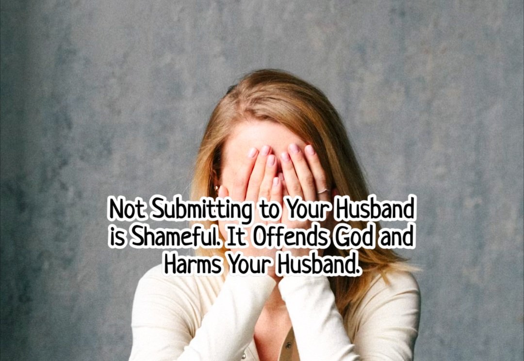 HolyGroundHome's tweet photo. When you fail to submit to your husband, it does damage that you don't readily see as a wife, but it cuts deep to your husband's soul. https://t.co/qvoe829JrT