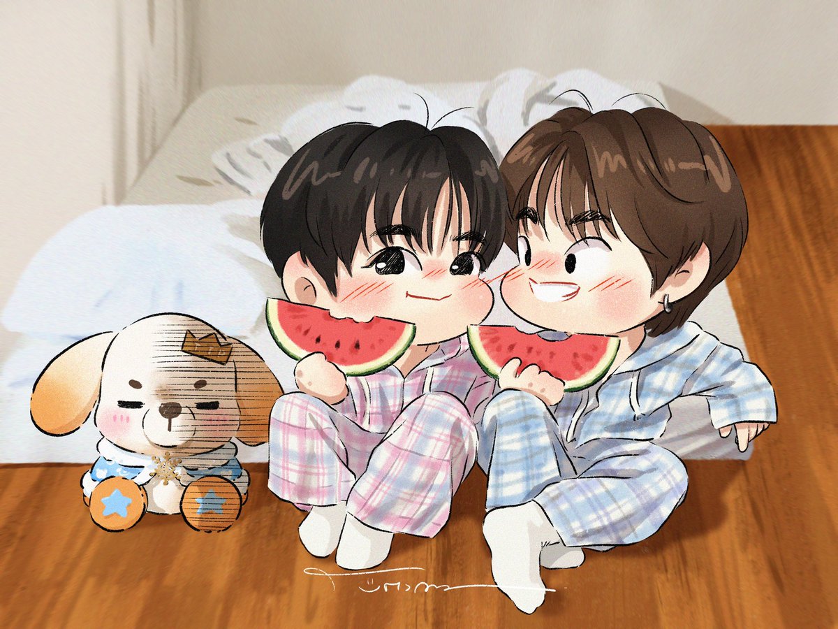 botakan_ws's tweet photo. 🐶🐻‍❄️🍉✨

#twnpich #porsuppakarn
#teeteepor #bokbear #vava https://t.co/geEBvfUsHZ
