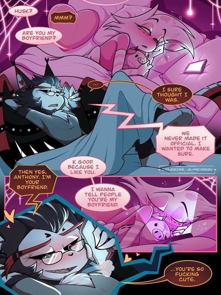 Nancyfrank62's tweet photo. #HazbinHotel #AngelDust #Husk #HuskerDust #Hellaverse https://t.co/E2yZkGYFVC