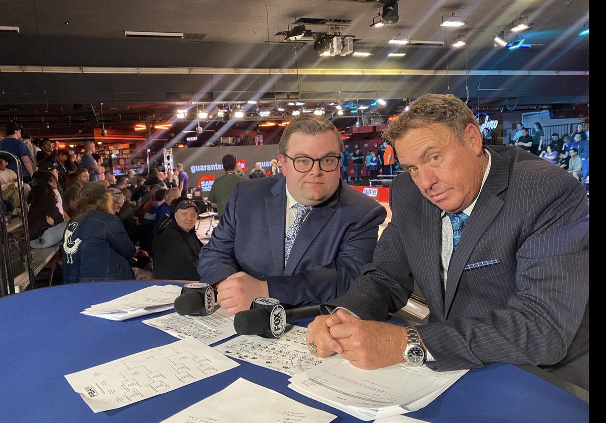 John_Fanta's tweet photo. Back in the spring of 2023, my bosses at Fox reached out and asked if I’d ever consider doing play-by-play for bowling. Admittedly, I had never thought about it, but was always told by my parents to “say yes” to an opportunity! Additionally, my Grandpa Frank had done Bowling for Dollars at Buckeye Lanes back in the day. Without that “yes,” I wouldn’t have met Randy Pedersen and learned about what a special sport bowling is and the people in it. Randy is as much a part of the soul of bowling as anybody. When the man walked into a bowling center, people gravitated to him and chanted his name. 

The man won 13 times on the PBA Tour, was in the movie Kingpin and commentated the PBA on television for over 25 years. When I got my first assignment for the PBA on Fox in May of 2023, I was beyond nervous. Then, Randy walked into the lanes. He said “we’re here to have fun and here to tell people about the best sport in the world.” He put me at ease. He taught me SO MUCH about the sport. He would talk to any fan and he treated every bowler on tour with respect and dignity. Ten minutes before our first show, Randy turned to me and said, “I’m heading out for a heater (cigarette). Be right back.” He came back in, sat down, and we talked about the sport that he loved for two hours on television. 

He didn’t take himself too seriously and we could rip each other in good fun.  We traveled the country the next two years calling the PBA Tour for Fox. From lobster dinners in Maine to a Texas Roadhouse in Indiana to a casino with Mrs. Fanta in Washington state, Randy treated my family & friends like his own. He gave me advice and helped lighten the mood after my dad passed away. All while doing a Hall of Fame job and making us smile. Randy, my friend, thank you for helping me understand more what bowling and broadcasting are all about. Thank you for helping me and millions others learn more about bowling. And thank you for making us laugh every step of the way. You were truly an extraordinary partner in the booth & a great friend. 

Safe home, Randy. Thinking of your family, countless friends and the entire @PBATour community tonight.