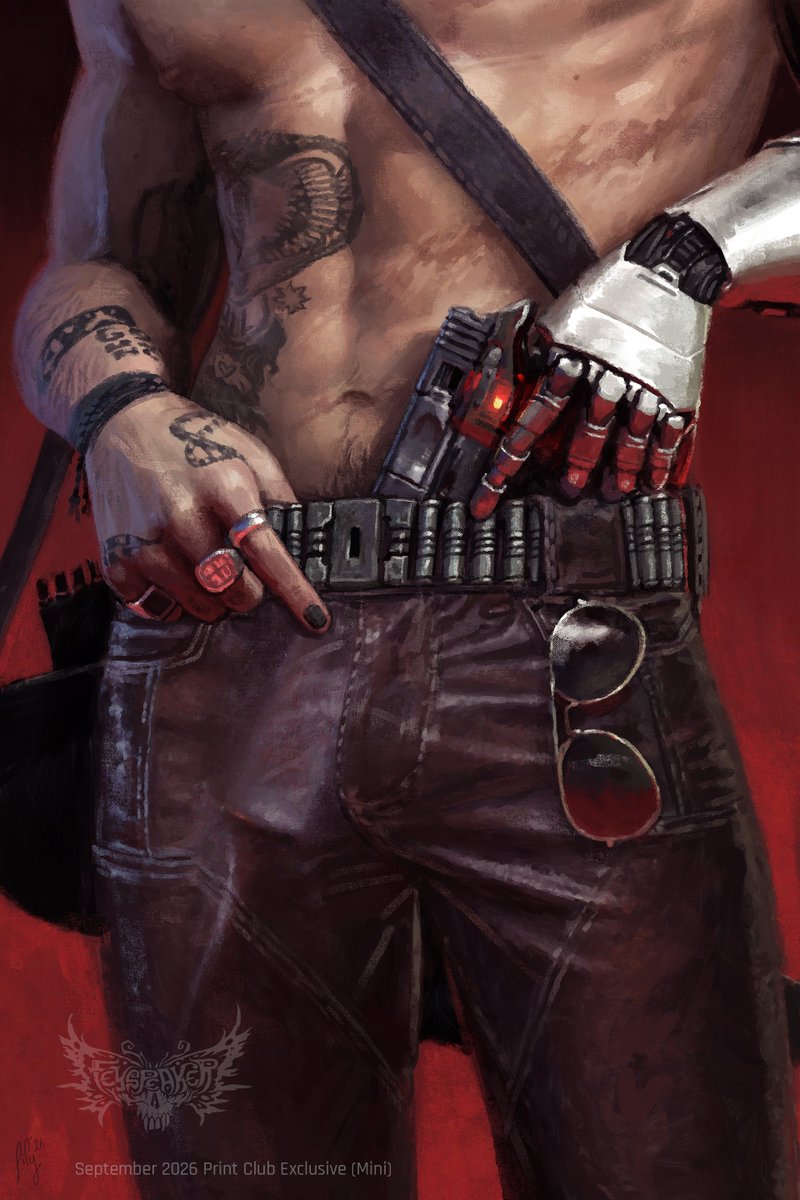 feyspeaker's tweet photo. He's packin' 😏
#cyberpunk2077 https://t.co/XO1drE1Ti4