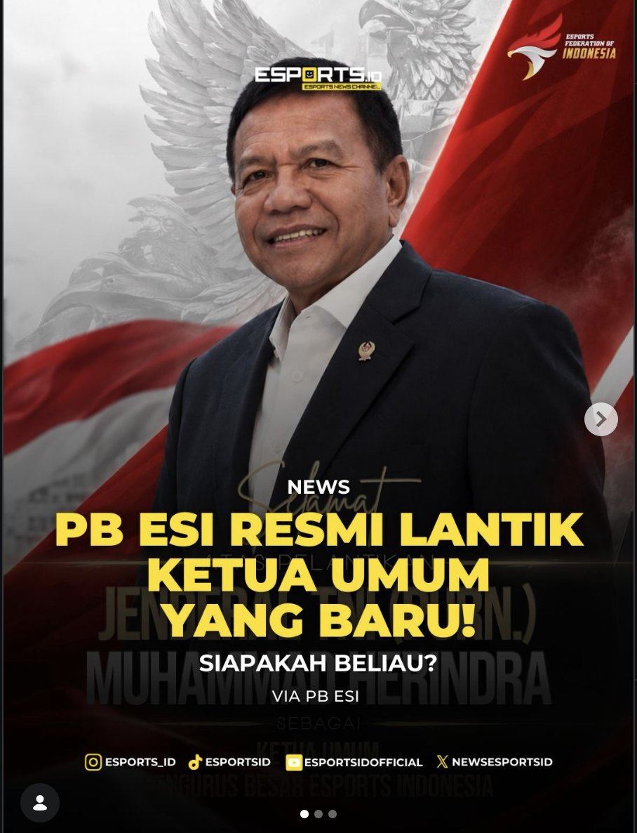 LambeSahamjja's tweet photo. klarifikasi levenia bakom ri soal ketua pb esi dari tni:
- katanya pemimpin esports gk harus paham games
- dari korea, india, sampai federasi internasional, banyak ketua esports justru bukan atlet profesional
- karena di level puncak ini soal tata kelola, diplomasi, dan strategi negara
- bukan skill main game
- yang paling utama adalah mengerti bagaimana atlet mendapatkan yang terbaik, dari latihan sampai prestasi
- ajakannya, stop termakan framing, cari substansinya