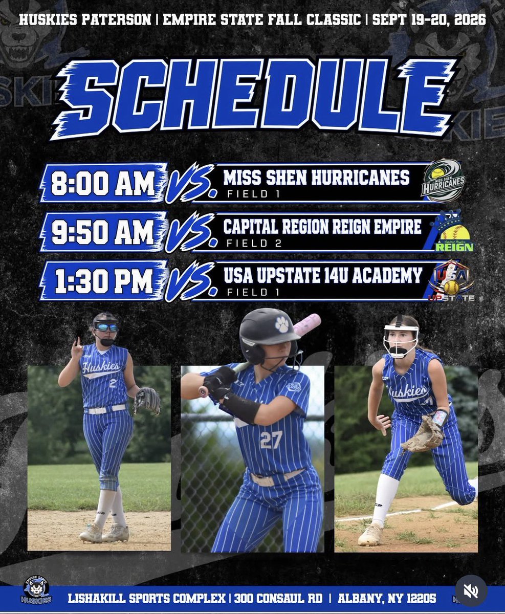 Shayna9Carroll's tweet photo. Pumped to be on the field again this weekend with my girls! Let’s hope the rain stays away!🥎💙🤍 #gdtbah @huskiespaterson https://t.co/tnhrnJYtwz