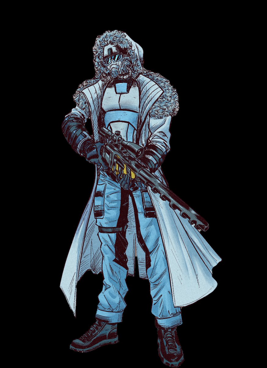 Nobbie_OCs's tweet photo. Few in number but endlessly resolute, the Winter Rangers keep watch over the Alaskan Wastelands, always fighting to protect their home &amp; people from threats.

Art by @F3LLAAA :) https://t.co/buAAzioMWZ