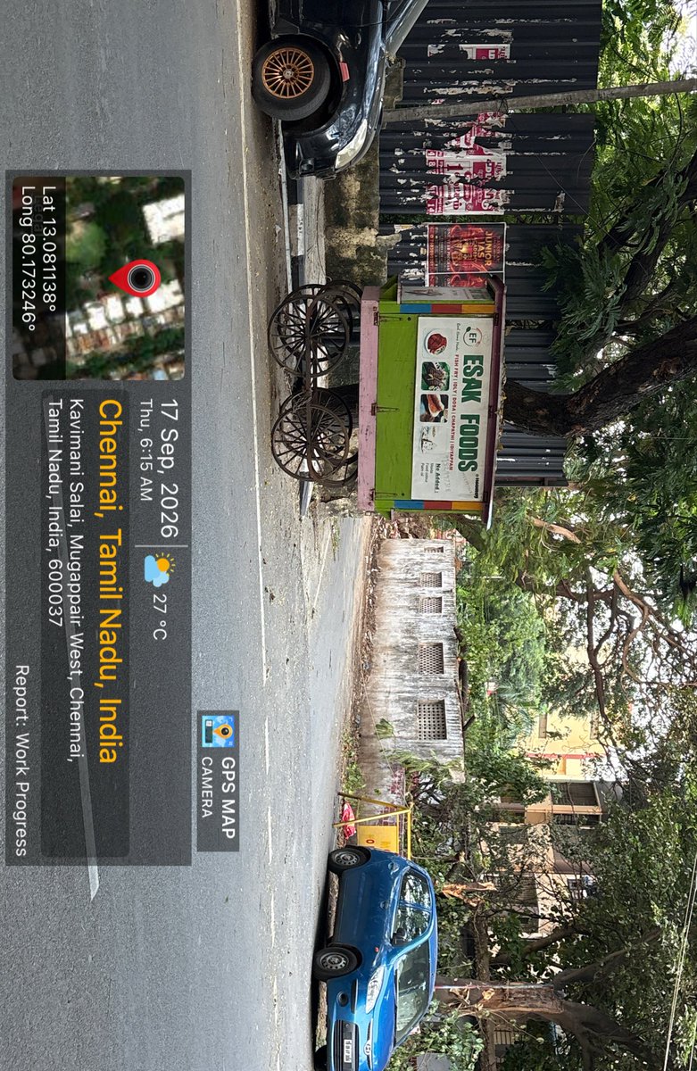 ArasuR11's tweet photo. Kindly remove all the illegal encroachments which causes severe inconvenience to commuters and major safety risks for pedestrians, especially children and the elderly, where they are forced to walk on the road, the new pavements are unusable, kavimani salai, Mogappair west @chennaicorp @sameerangs @rhevanth95 @CMOTamilnadu #zone07 @reclaimchennai