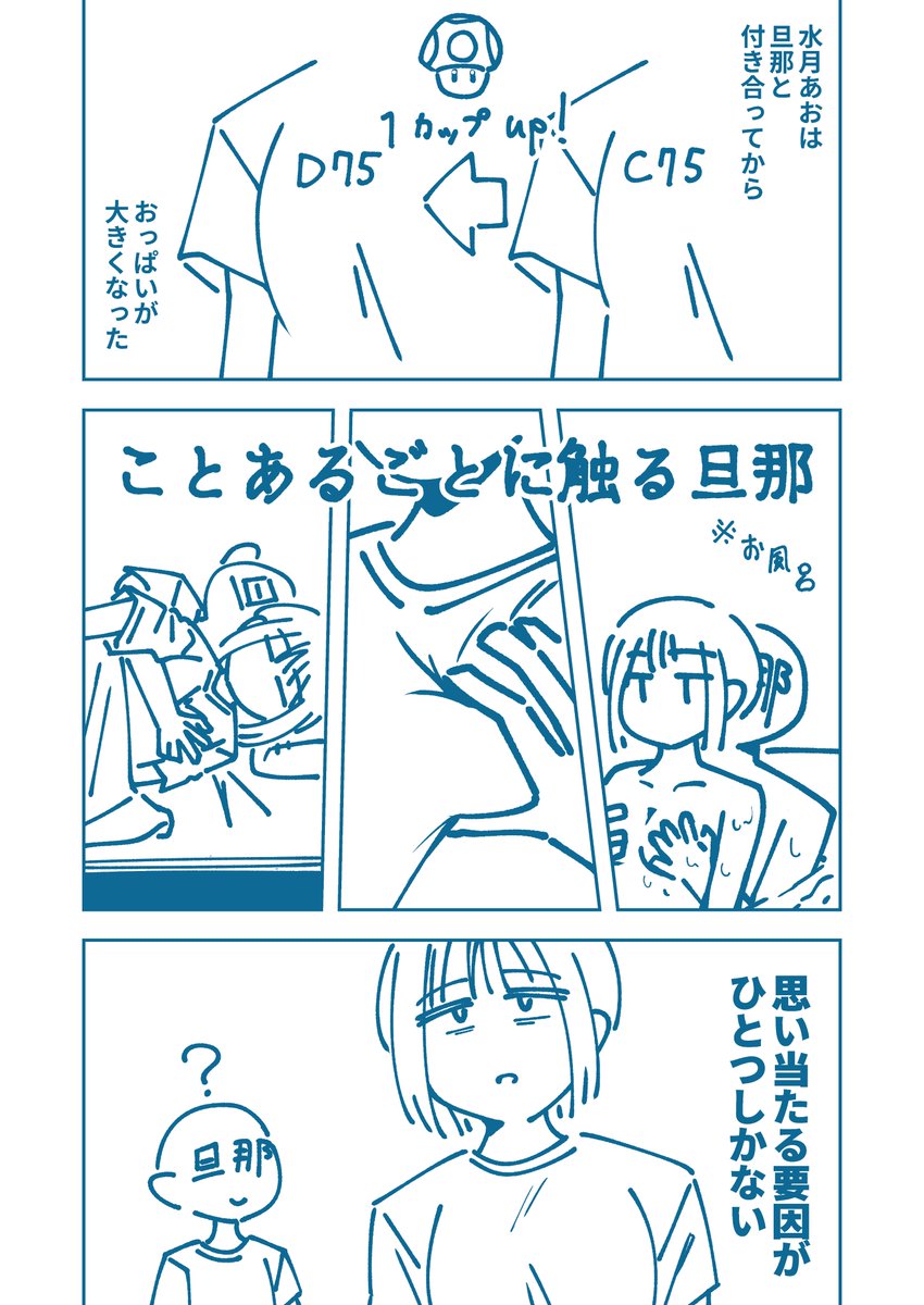 water_moon_blue's tweet photo. 揉まれると大きくなる説、立証。 https://t.co/H8DnBOAC3E