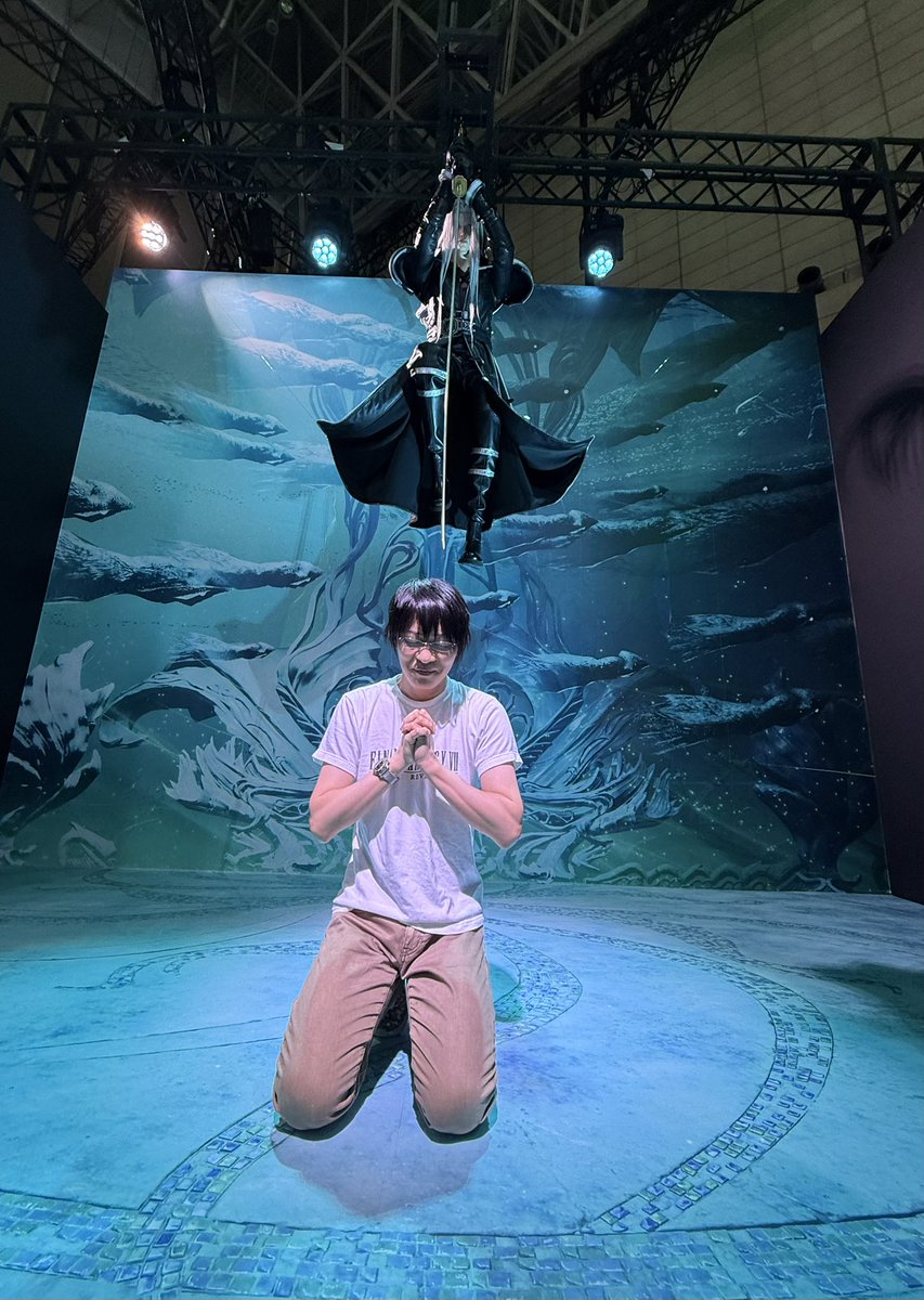 nhamaguc's tweet photo. TGSにお越しの際は、ぜひスクウェア・エニックスブースへお立ち寄りください！

#FF7R https://t.co/1FUllrKDno
