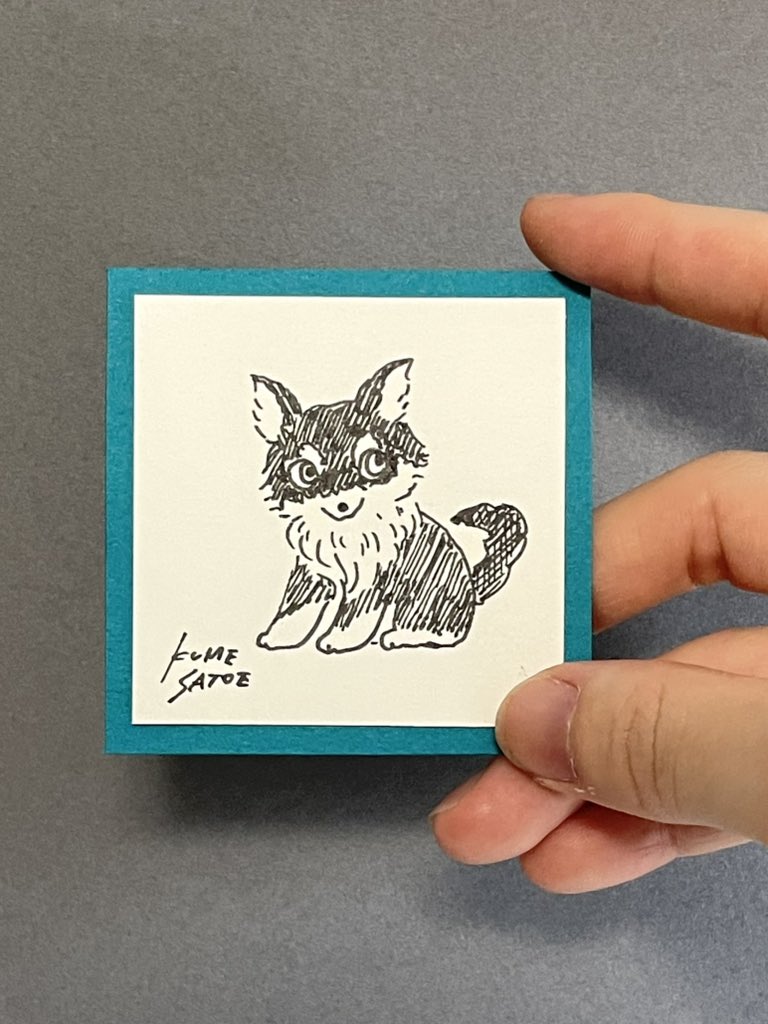 kumesatoe's tweet photo. 【ミニイラストオーダー】
個展「BUNNY !」の在廊中、お���きな動物イラストをお描きします。
1匹1,650円、2匹2,200円。所要時間5分程度。

【在廊予定】
17(木)12-15時
20(日)18-19時
22(火)12-18時
26(土)10時半-12時半
30(水)15-18時
変則的かつあんまりいなくてごめんなさい！お待ちしてます🫶 https://t.co/kS4p2i0Ent