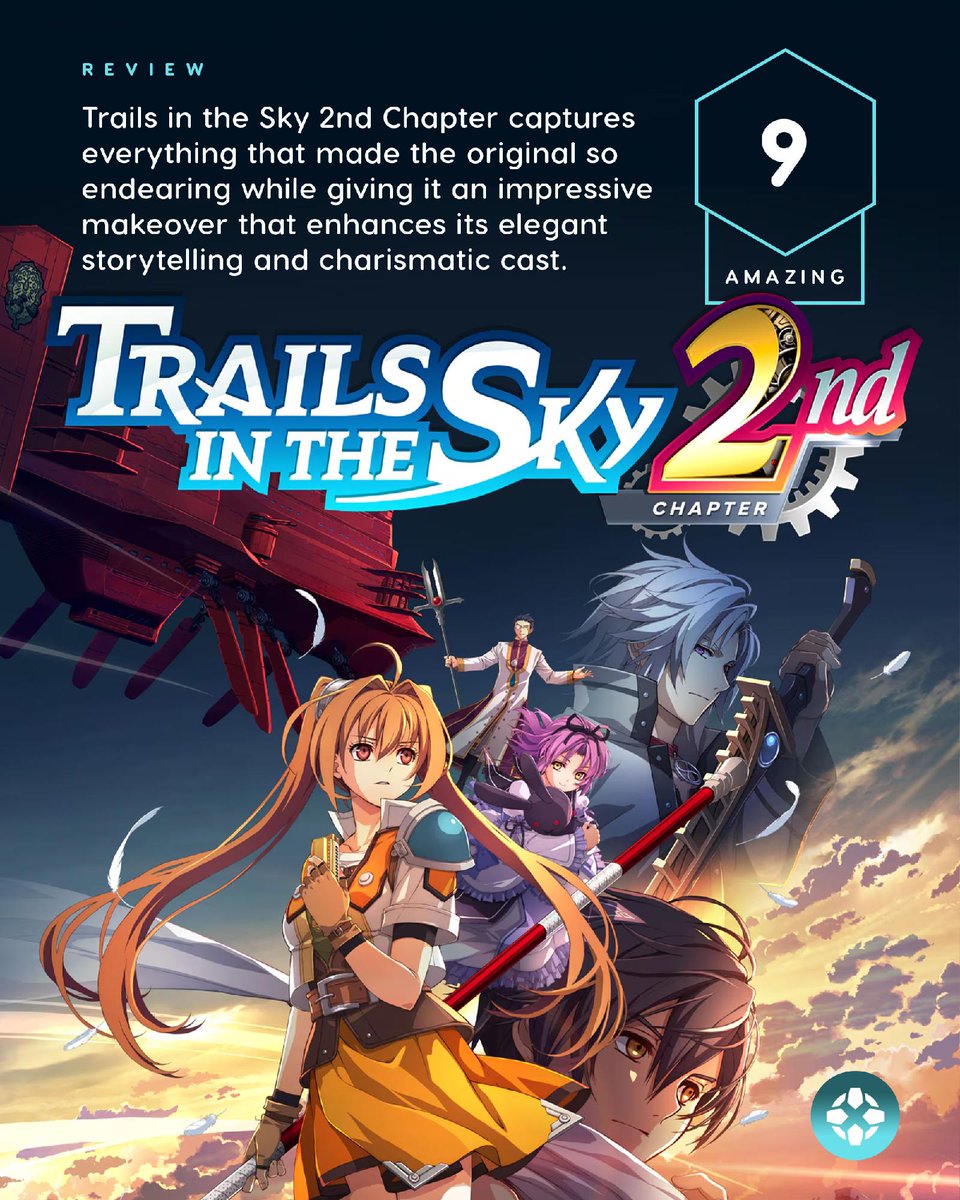IGN's tweet photo. Trails in the Sky 2nd Chapter captures everything that made the original so endearing.

Our review: https://t.co/GeMsz9YjLI https://t.co/GrqDKmjmQ4