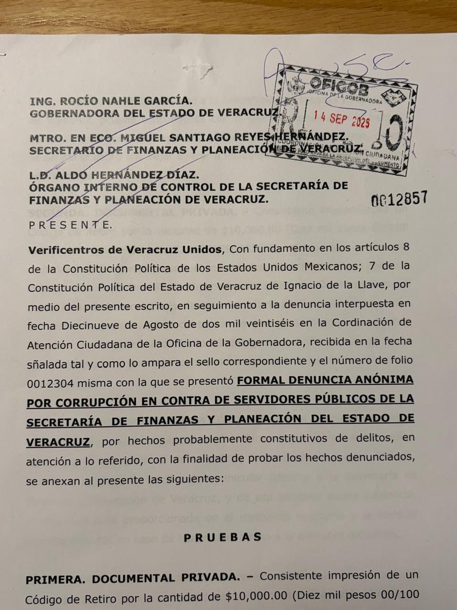 MLopezSanMartin's tweet photo. Otra denuncia de corrupción toca al gobierno de Rocío Nahle

Concesionarios de verificentros entregaron pruebas de presuntos “moches” en Sefiplan: códigos de retiro por 10 mil pesos

Acusan presiones sistemáticas para poder operar sin trabas

📷 @heraldodemexico https://t.co/jQuR1SIoz3