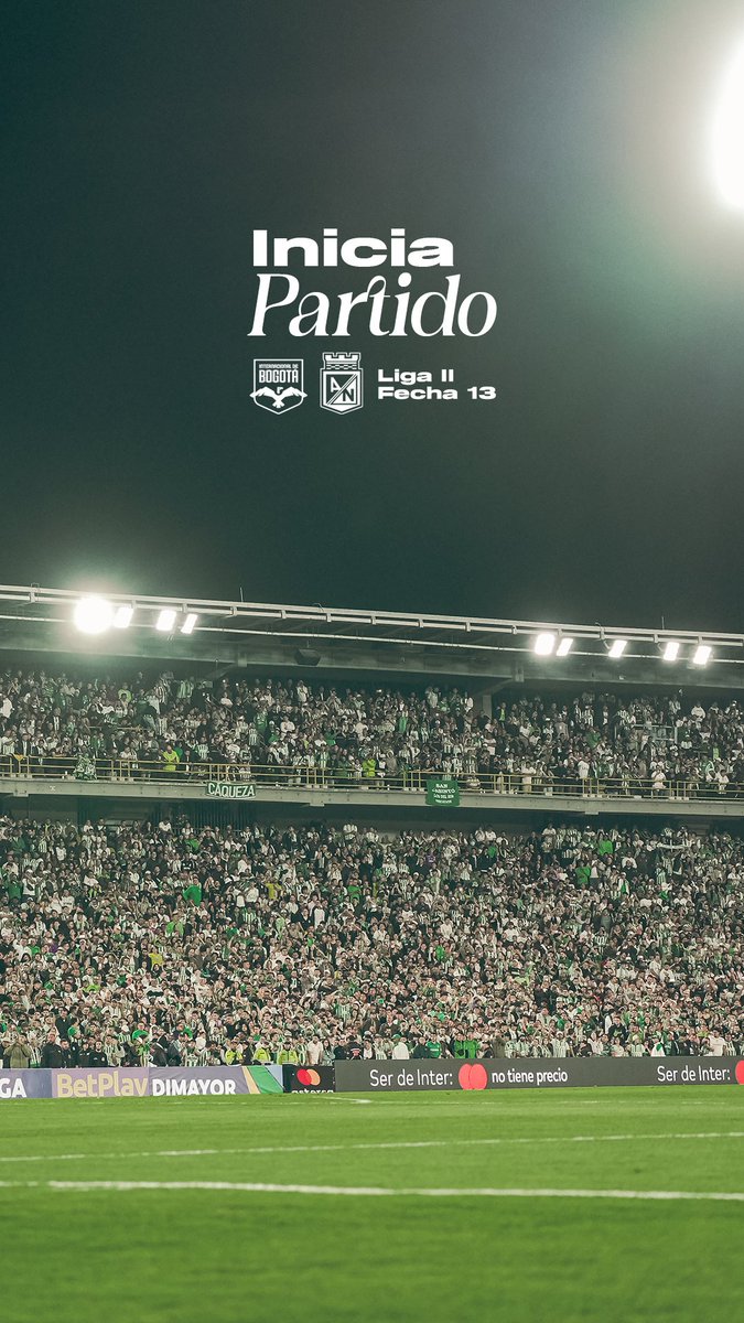 nacionaloficial's tweet photo. NAL 🆚 INT |⏱️| 1' | 0-0 | Rueda la pelota en nuestra segunda casa, juega el Verde en Bogotá. 

¡DALE, NACIONAL!  

#MinutoAMinutoVerdolaga 🇳🇬 https://t.co/02ZU3rIXx9