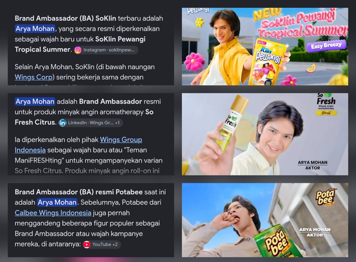 cerelacpisang's tweet photo. YEAYY!! 
Arya Mohan Brand Ambassador dan Iklan. https://t.co/OOpTyWf15P