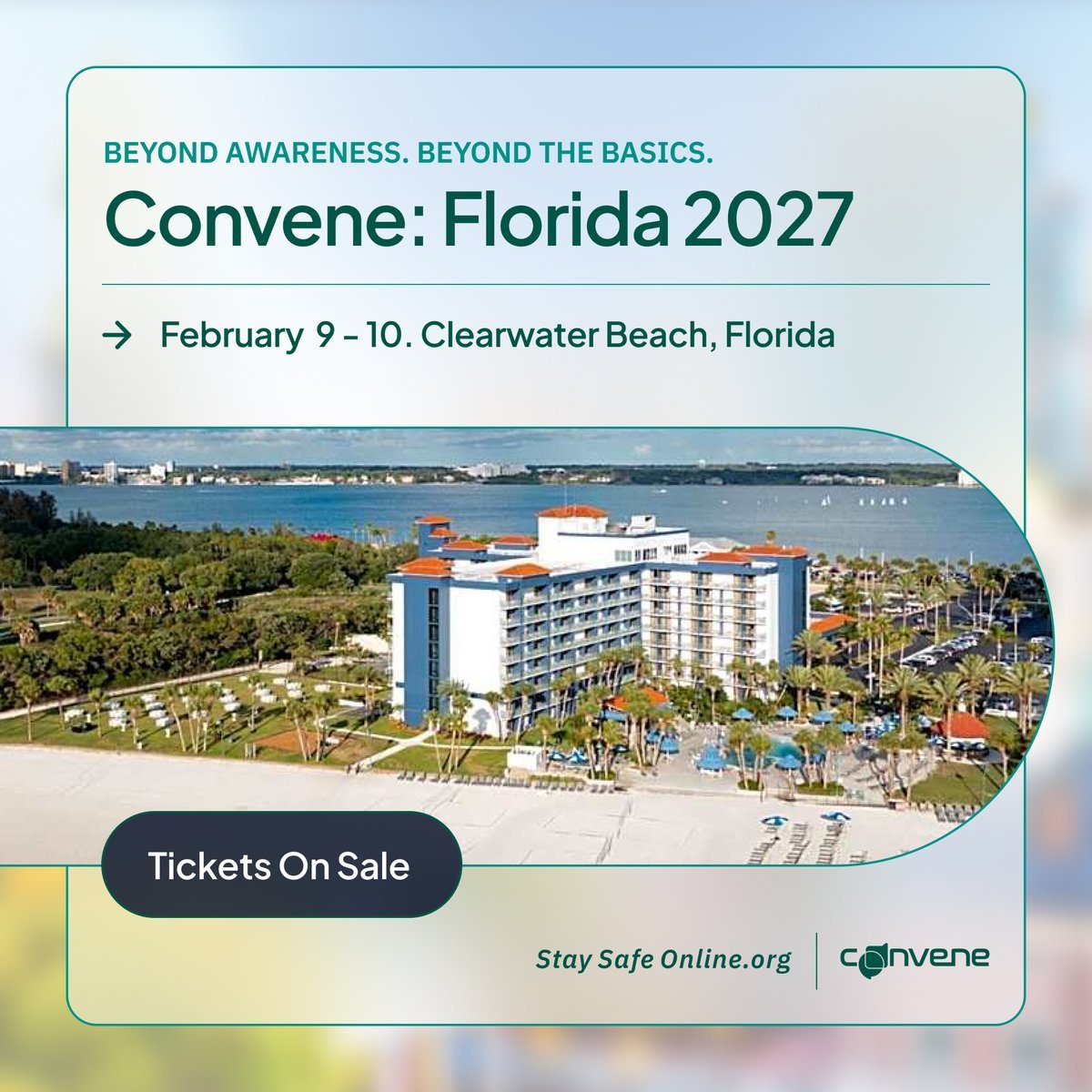 GlobalCyberHub's tweet photo. This is where security pros and behavioral science experts meet to talk about the human part of cybersecurity, and we're returning to the same beachfront venue attendees love.
Super Early Bird pricing is live now. Grab your seat today and save $100: https://t.co/X93YoZwqmq https://t.co/3GRxRPMgn7