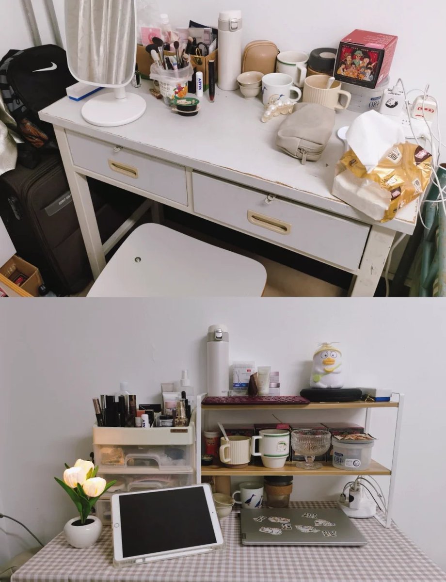 crows908164's tweet photo. [Got rid of 12 unused old items today—room looks so much more open, and I’ve got extra space for new things I actually love! Small declutter win = huge mood boost ] https://t.co/LMYw1E6RZY
