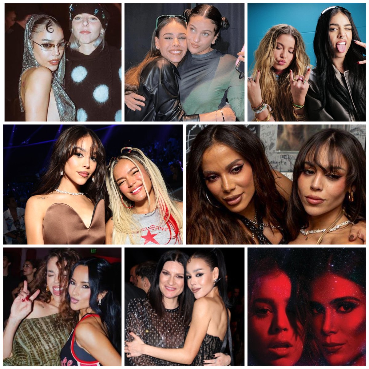 POPMUSICLATAM's tweet photo. Felicitamos por parte del fandom de #DANNA a todas las mujeres nominadas al #LatinGrammy ❤️👏🏻

Rosalía, Karol G, Mon Laferte, Anitta, Becky G, Elena Rose, Greeicy, Bad Gyal, Young Miko, Nathy Peluso, Laura Pausini, Camila Fernández, Sofía Reyes, y más artistas.....✨️ https://t.co/yWPbbx7OQl