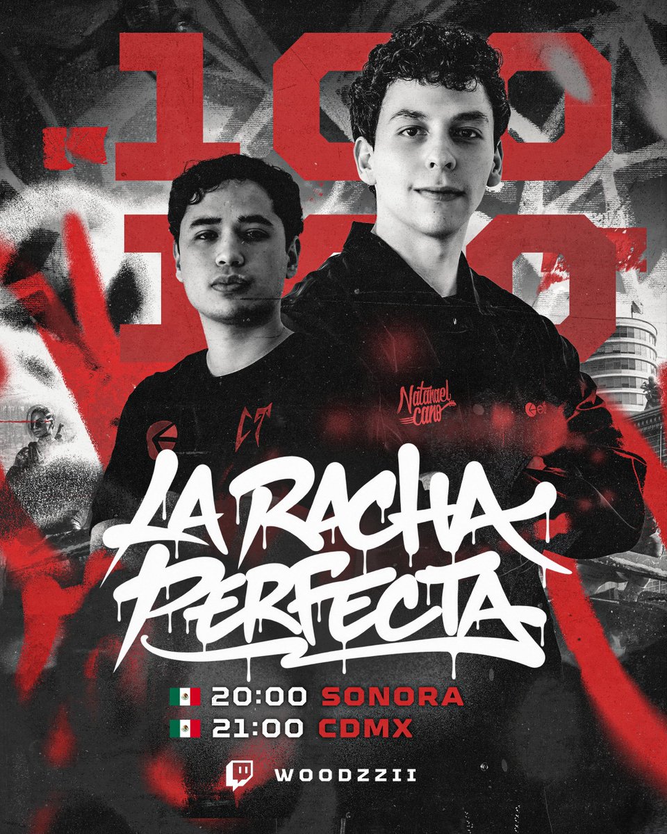 CTGamingMx's tweet photo. 7 PARTIDAS PARA LA GLORIA
Hoy @Woodzzii_ buscara la racha de 100 partidas seguidas ganadas junto con @mingods3
⏰21:00 (CDMX)
📺https://t.co/V0gmB1YGz0
📺https://t.co/DHgicZvTnW
#Warzone #puroCT🦥 https://t.co/zOXYlZYMwc