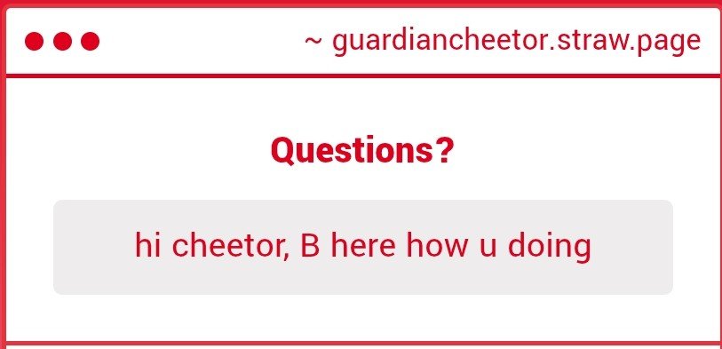 GuardianCheetor's tweet photo. Hello B!! I'm doing just dandy. And you?
https://t.co/flDnssw8yi https://t.co/G93tatNN2H
