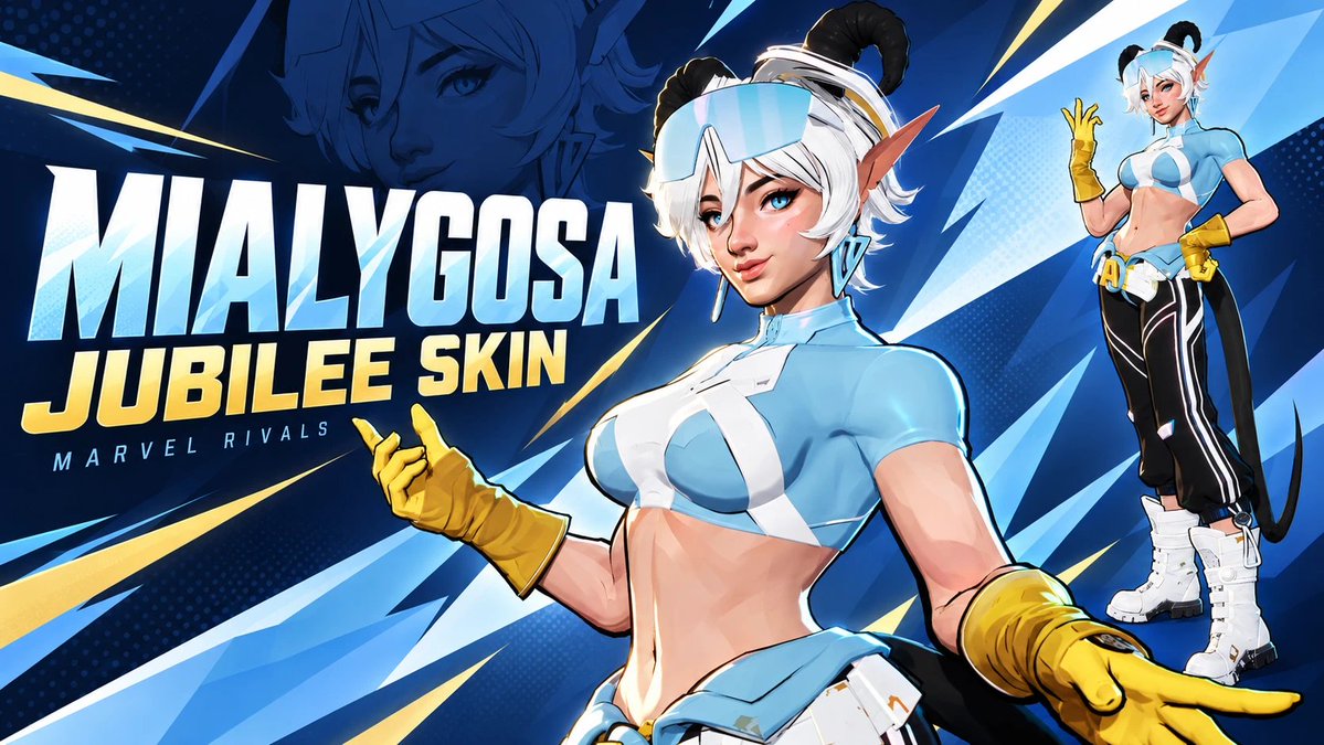 Mialygosa's tweet photo. Holuu, acabo de hacer un skin de Mialygosa para Jubilee en el Marvel Rivals.

👉 https://t.co/F5UQZP1efK https://t.co/8stBIMubTz