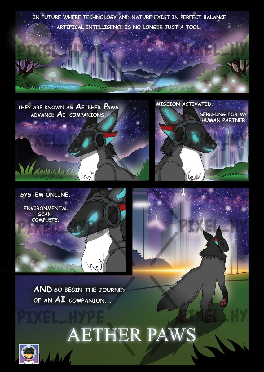 pixel_hype001's tweet photo. 🤖⚡️ Protogen comic commission!
Bringing OCs to life with dynamic storytelling and sci-fi vibes! 🚀
Commissions open! DM me! 💬

#Protogen #ProtogenArt #FurryArt #ArtCommissions #OCArt #ComicArt #FurryArtist https://t.co/MOuwu9ELez