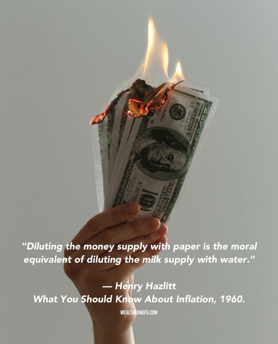 tenrepsauthor's tweet photo. Money always travels from those who understand less to those who understand more.

Books at: https://t.co/6SDdw5BTm7

#money #papercurrency #fiatcurrency #fiatPonzi #centralbanks #fractionalreservebanking #M2moneysupply #inflation #debasement #books  #reading #hardmoney #Austrianeconomics