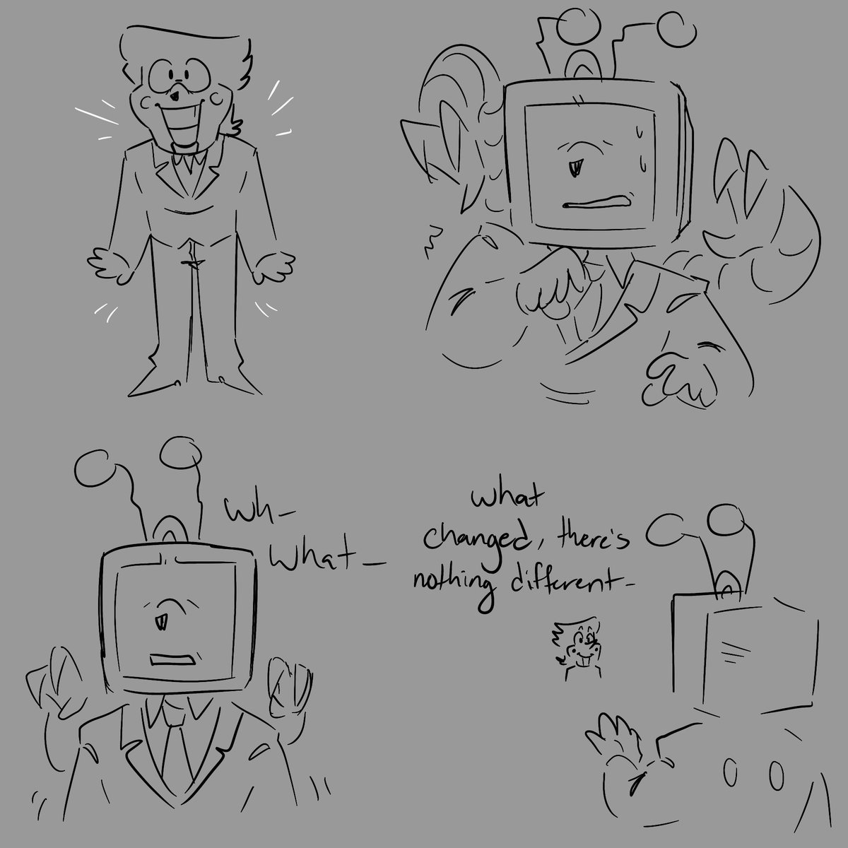 Lokisis718's tweet photo. The only thing Spamton has over Defernull Tenna is his whimsy https://t.co/SYByoBM2Ff