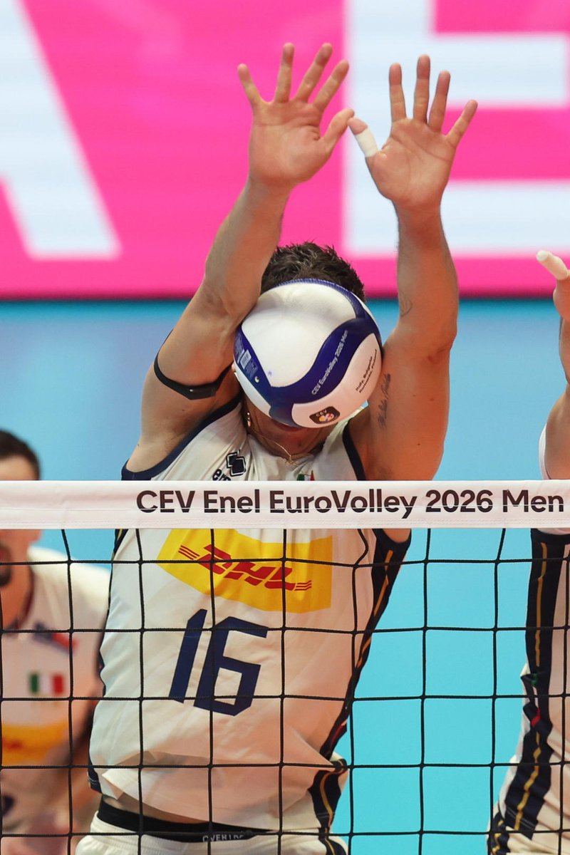 volleyballworld's tweet photo. #EuroVolleyM 🇮🇹: Good, but not great. 😅

📸 @Federvolley 

🏐#Volleyball #Pallavolo https://t.co/hr2GtITF5T