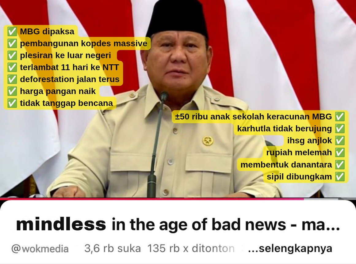 satirnesia's tweet photo. mindless in the age of bad news. https://t.co/SAFSSmyWbN