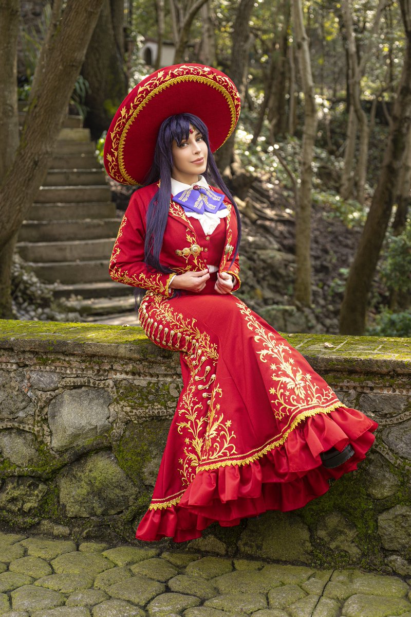 shirahimejust's tweet photo. Festejando a México !!! #SailorMars #sailormoon #charra #mariachi 🇲🇽✨ https://t.co/TLxcBupeSY